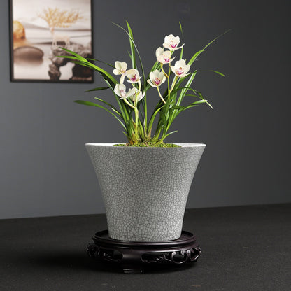 Simple Ceramic Flower Pot – Indoor Greenery Planter
