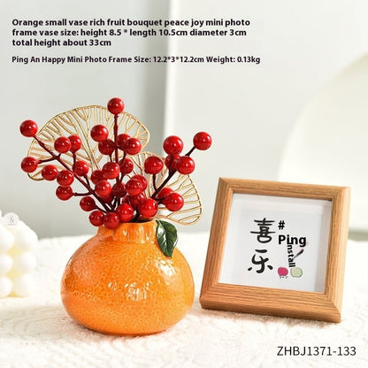 Modern Living Room Hydroponic Flower Arrangement Ornamentwers Green Radish