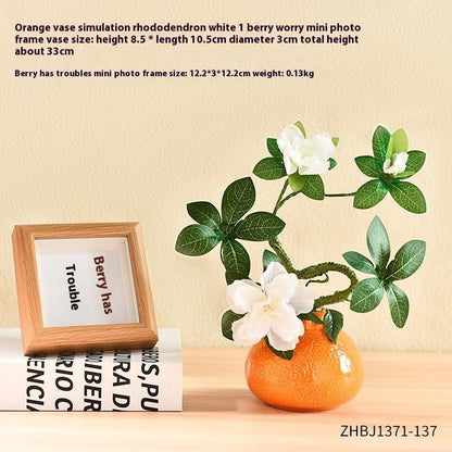 Modern Living Room Hydroponic Flower Arrangement Ornamentwers Green Radish