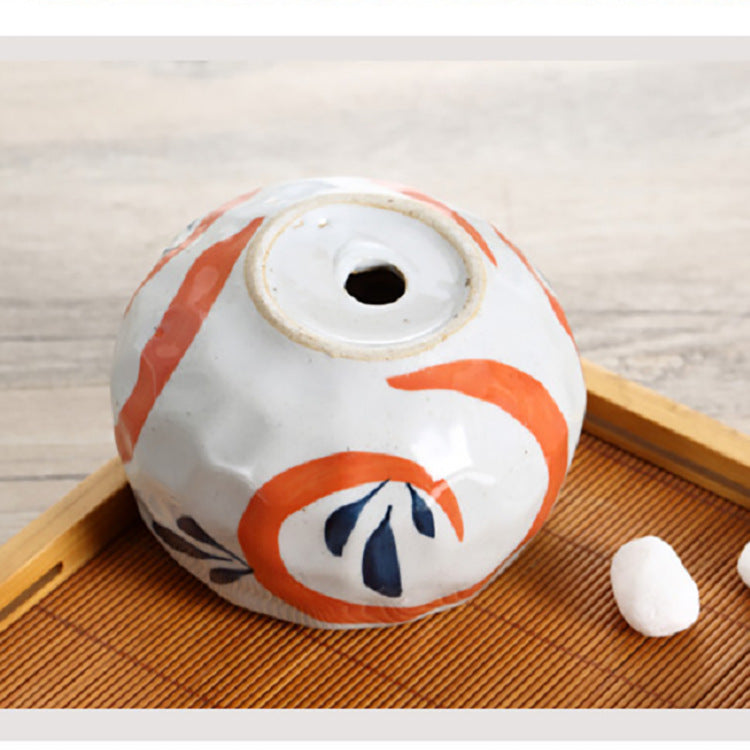 Hand-Painted Ceramic Flower Pot – Korean Style Decorative Desktop Planter for Home & Office