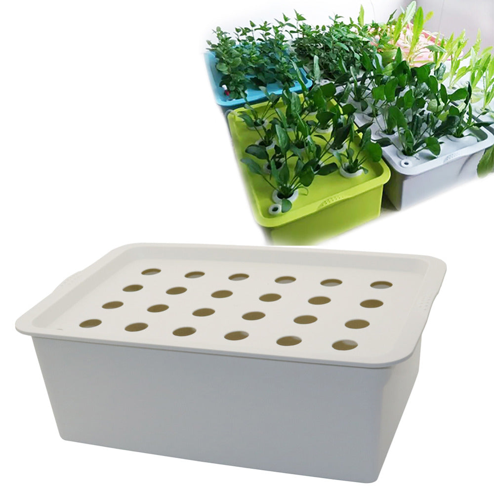 24-Hole Hydroponic System Kit – Garden Planting Box with Seed Planters