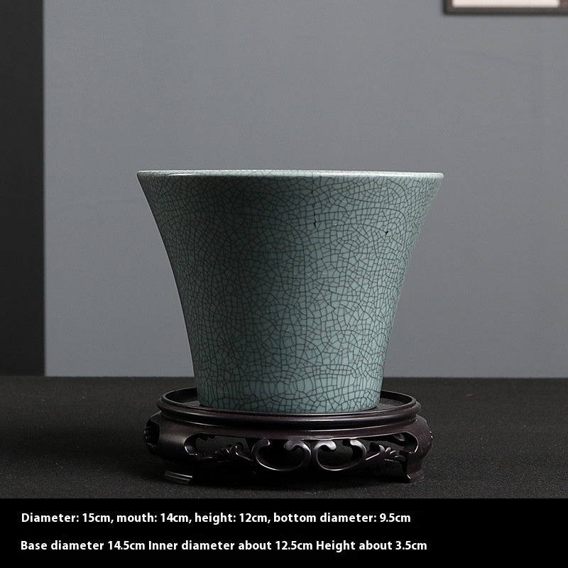 Simple Ceramic Flower Pot – Indoor Greenery Planter