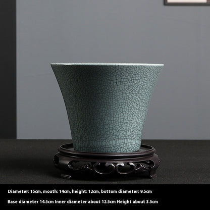 Simple Ceramic Flower Pot – Indoor Greenery Planter