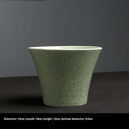 Simple Ceramic Flower Pot – Indoor Greenery Planter