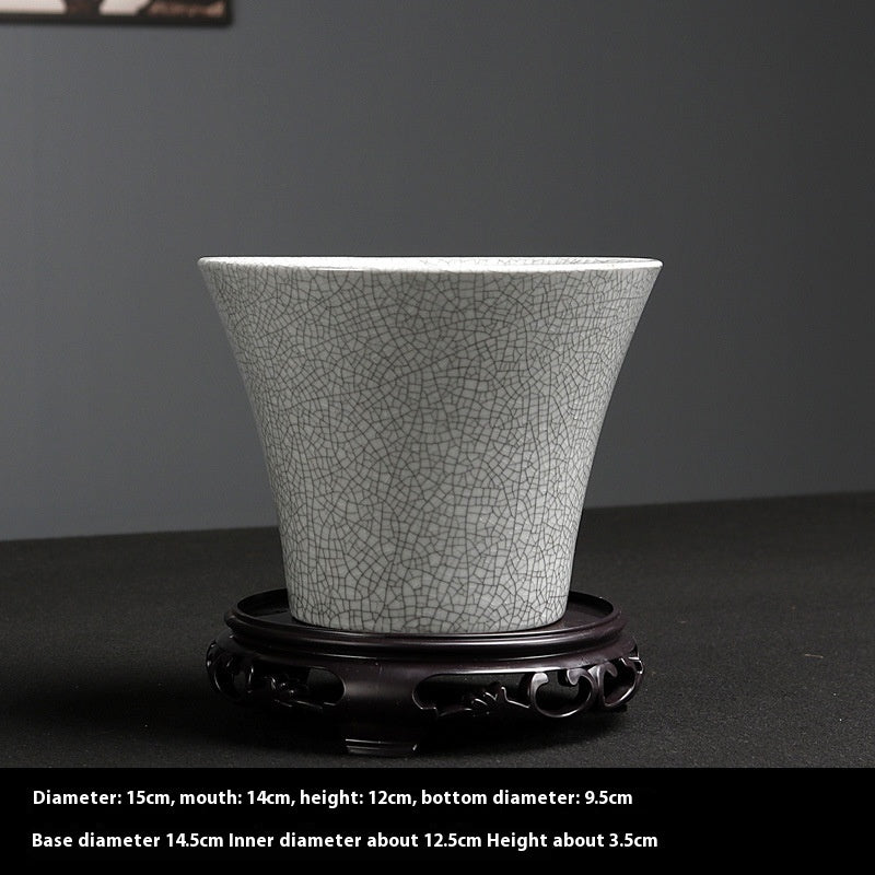 Simple Ceramic Flower Pot – Indoor Greenery Planter